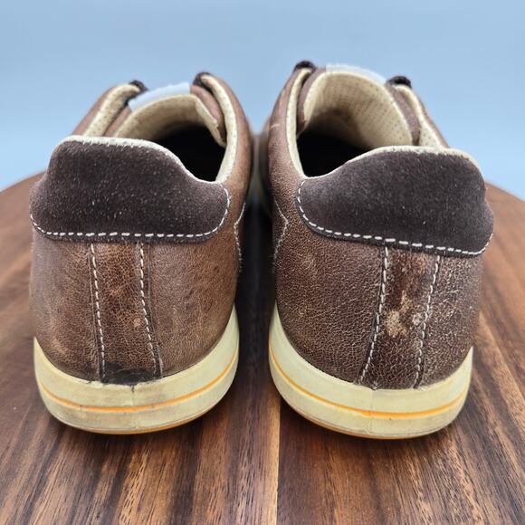 Ecco Golf Shoes Men\'s 8 42 Brown Leather Low Top Athletic Spikeless Sneakers main image 4